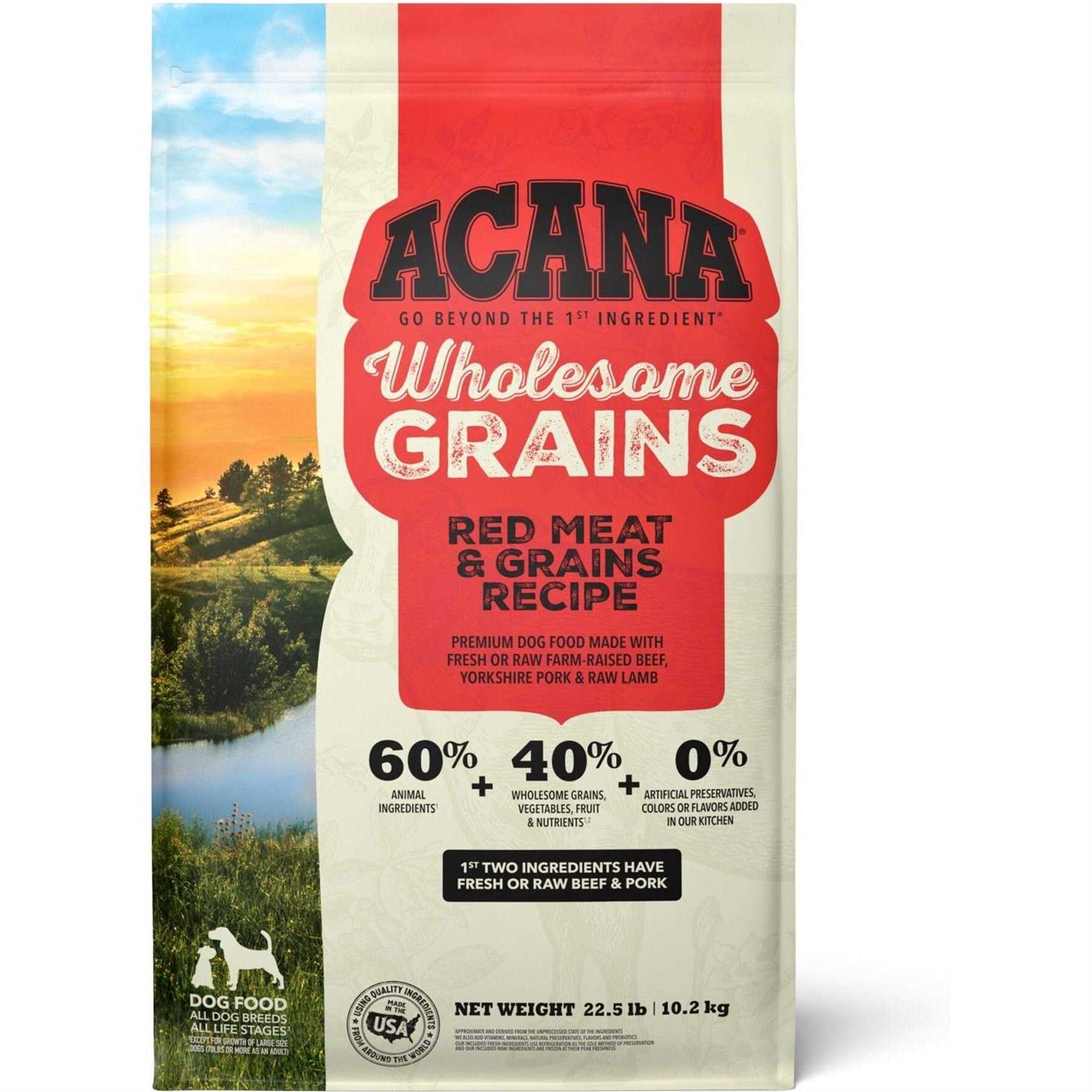Acana Recipe Wholesome Grains Dry Dog Food