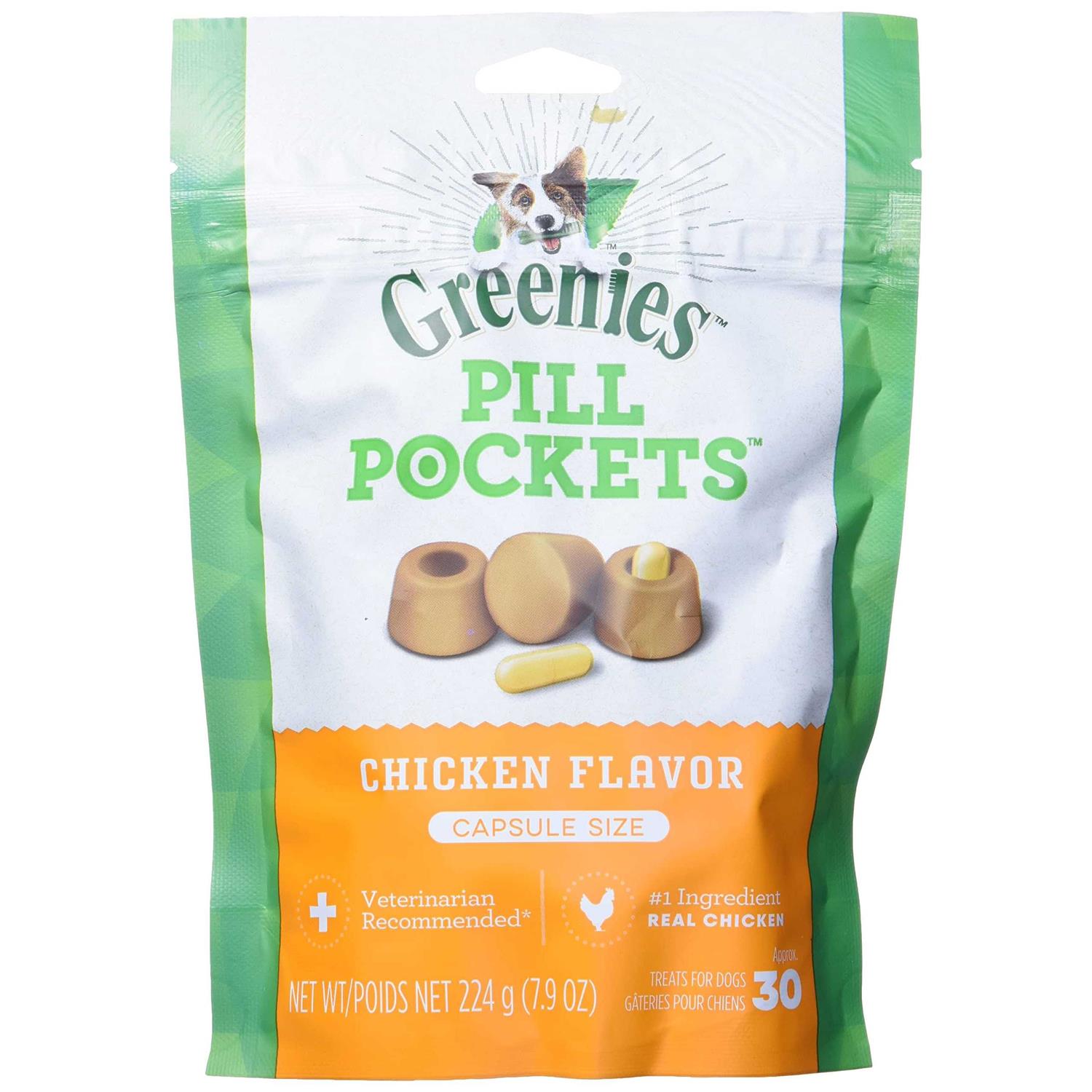Greenies Pill Pockets Chicken Flavor Dog Treats