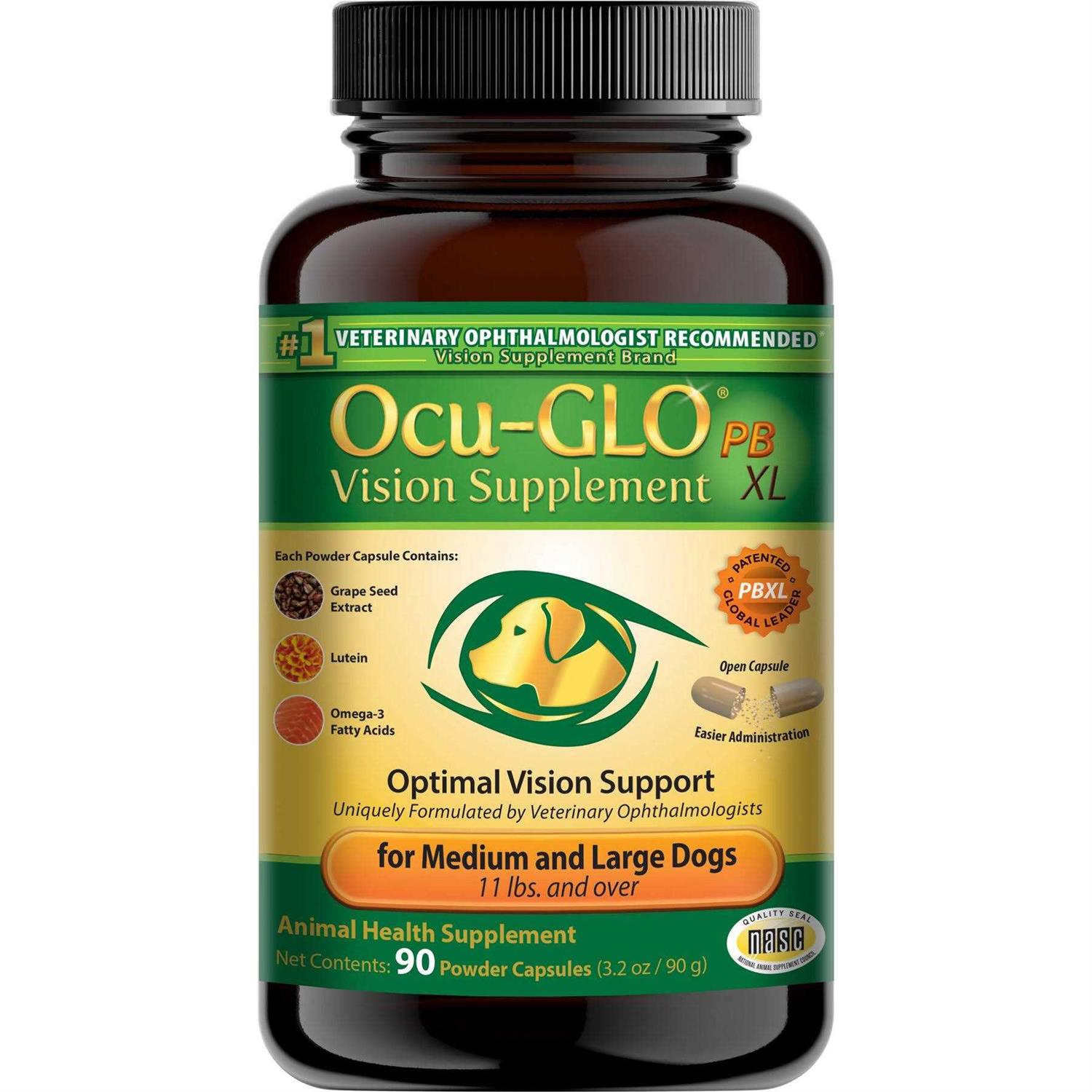 Ocu-GLO Powder Blend Vision Supplement for Medium to Large Dogs