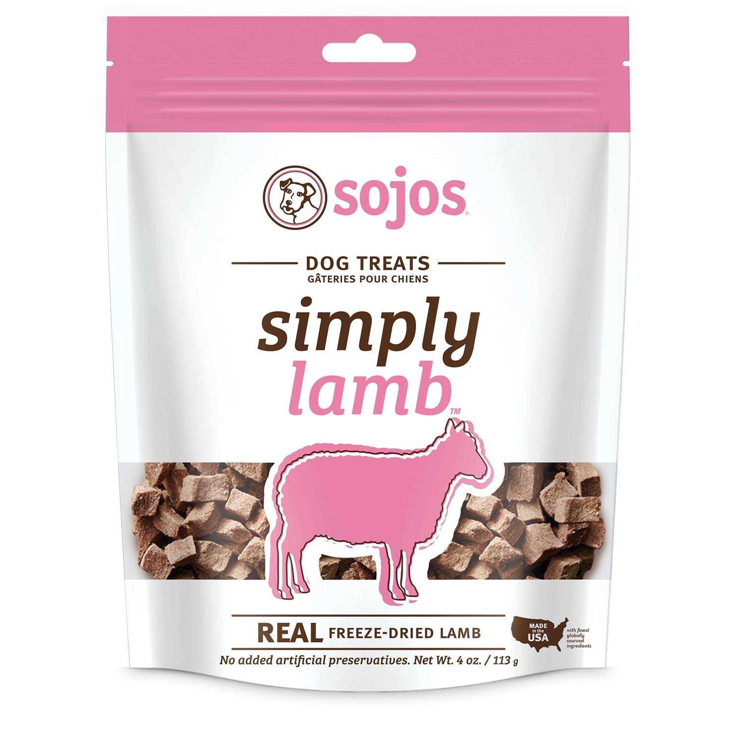 Sojos Simply Lamb Freeze Dried Dog Treats