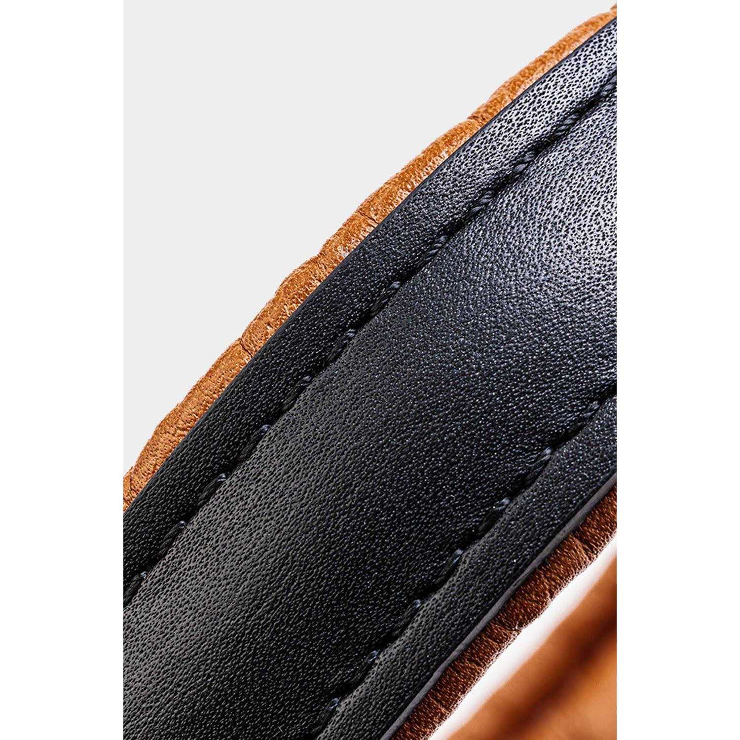 HUGO & HUDSON Padded Leather Dog Collar