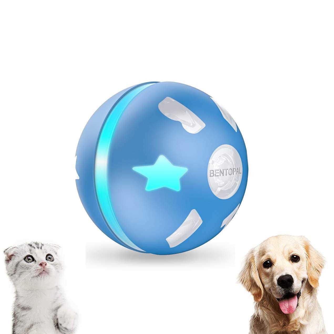 PetDroid Interactive Dog Toys Dog Ball Durable Motion Activated Automatic Rolling Ball Toys for Puppy/Small/Medium/large Dogs,US