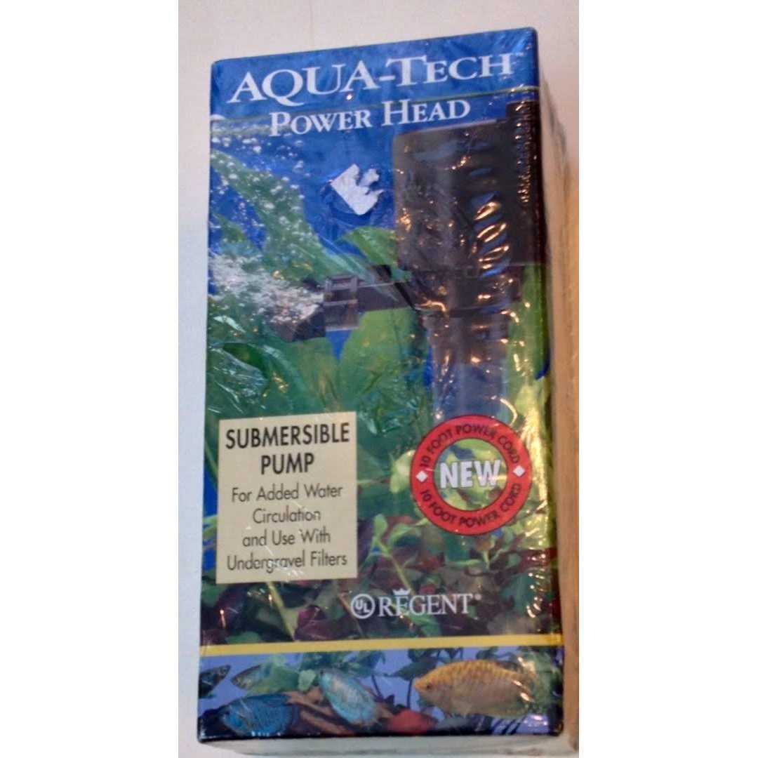 Aqua-Tech Power Head Submersible Black Pump for Aquariums