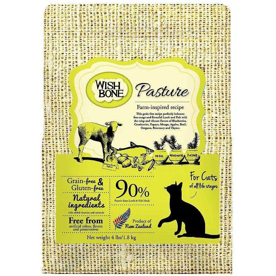 Wishbone Grain Free Pasture Grass-fed New Zealand Lamb Dry Cat Food