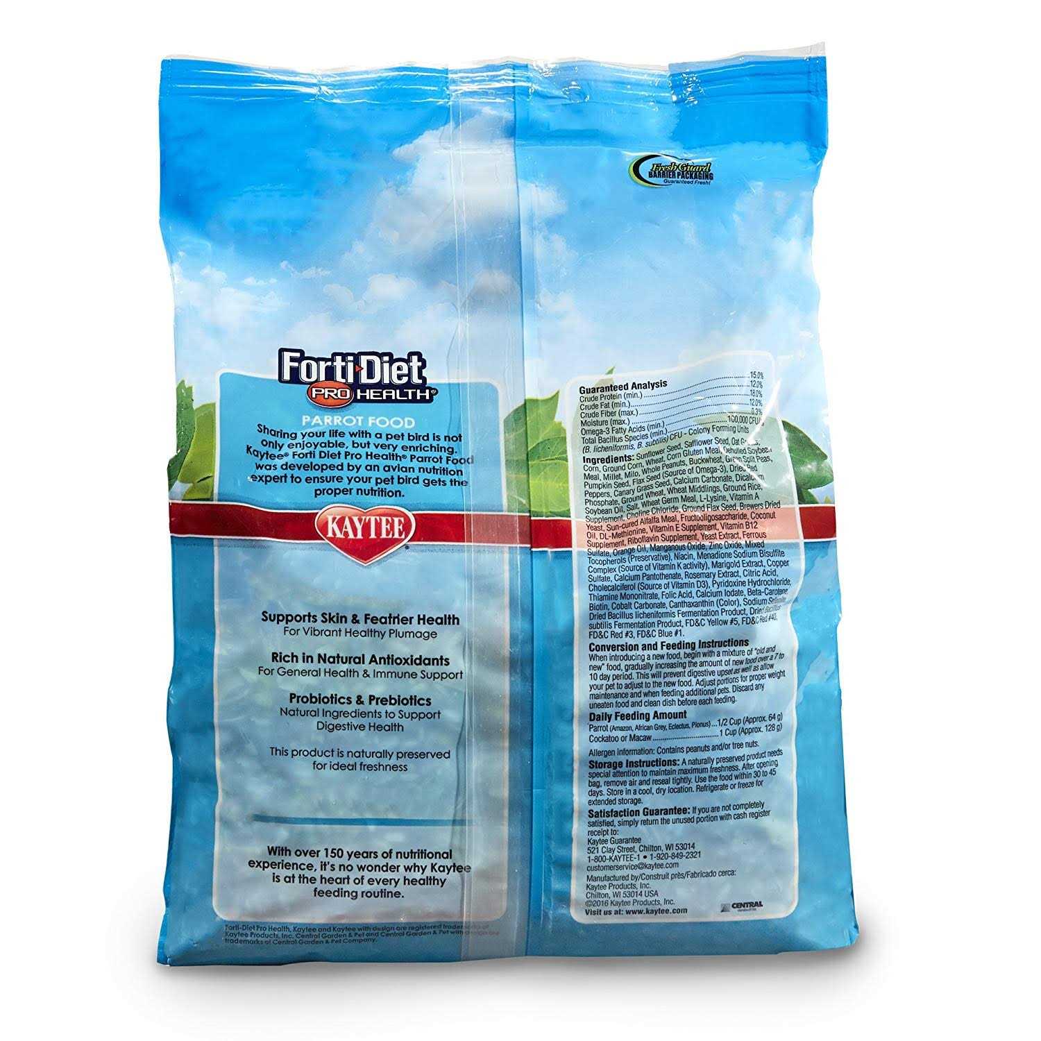 Kaytee Forti-Diet Pro Health Parrot Food