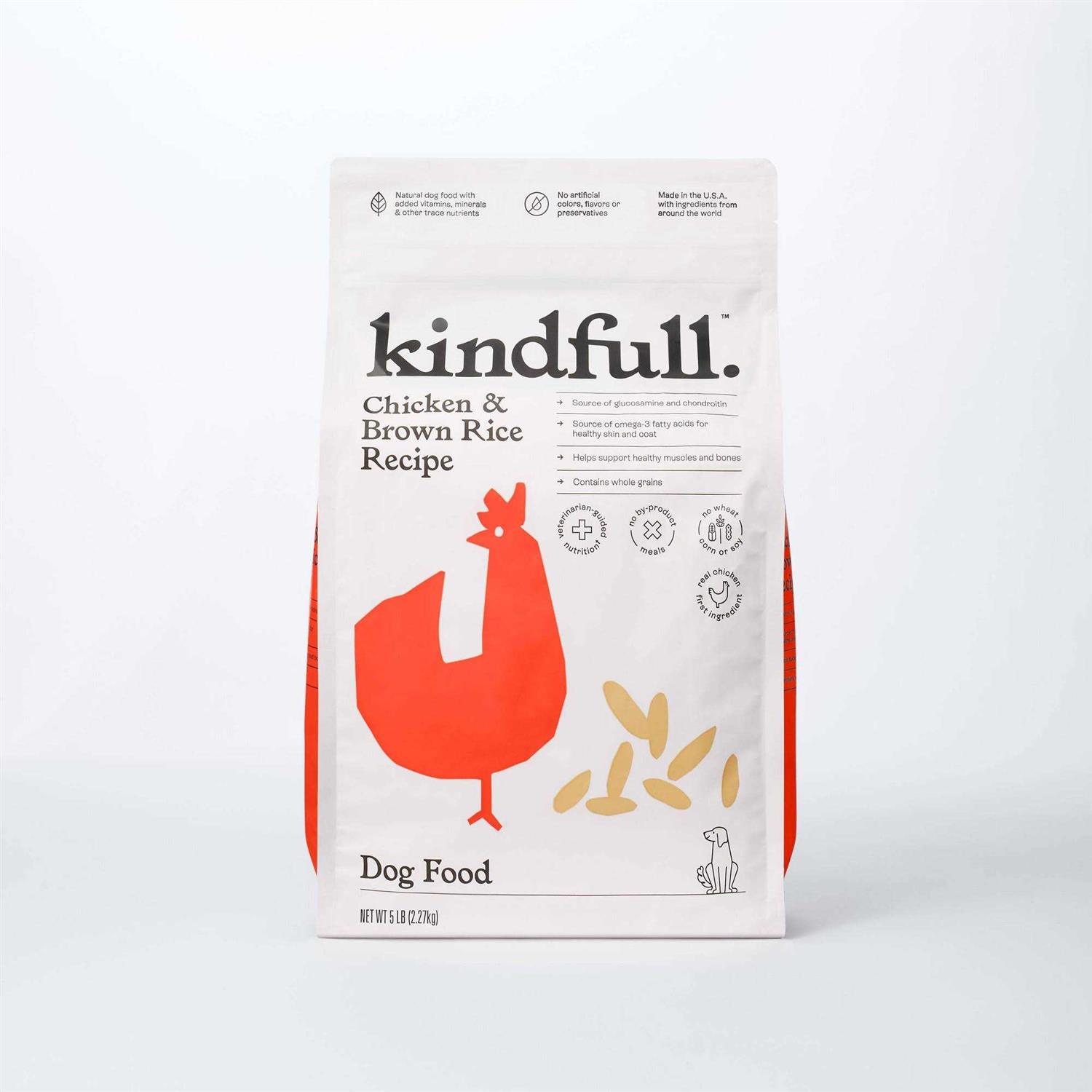 Kindfull Chicken and Brown Rice Recipe Dry Dog Food
