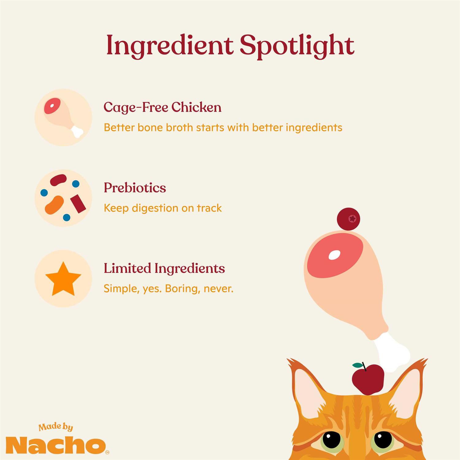 Cage-Free Chicken Bone Broth Topper by Made by Nacho