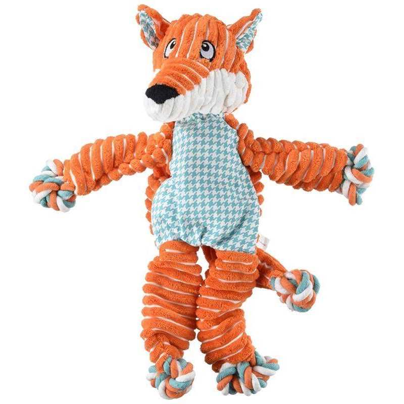 KONG Floppy Knots Fox Dog Toy
