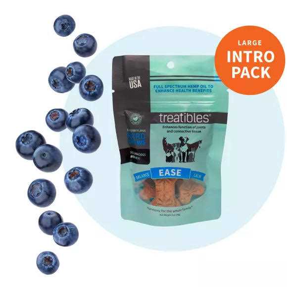 Treatibles Grain Free Blueberry Chews 1mg Small