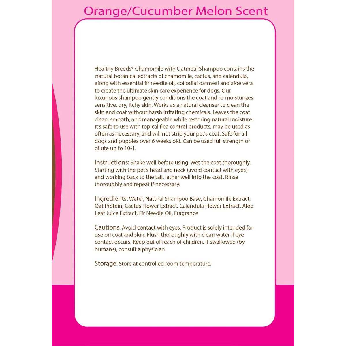 Healthy Breeds Yorkshire Terrier Chamomile Soothing Dog Shampoo