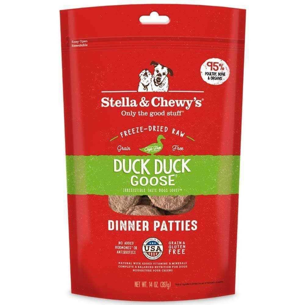 Stella & Chewy’s Duck Duck Goose Dinner Patties Freeze-Dried Dog Food