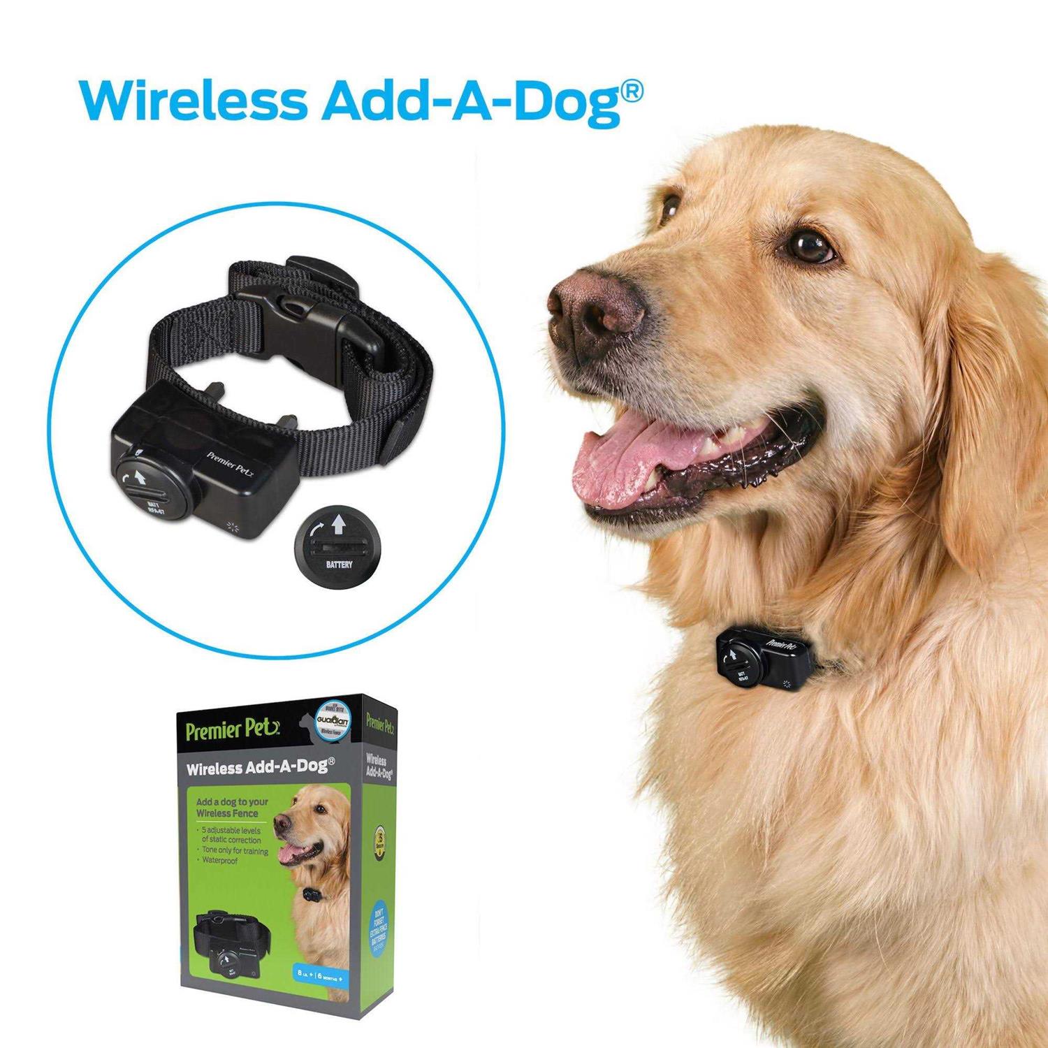 Premier Pet Wireless Add-A-Dog Collar