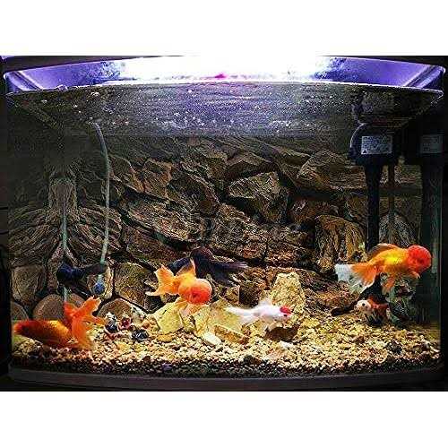 VIP.LINE Rock Wall Aquarium Background Poster PVc Fish Tank Decor Landscape 24 36 48 72
