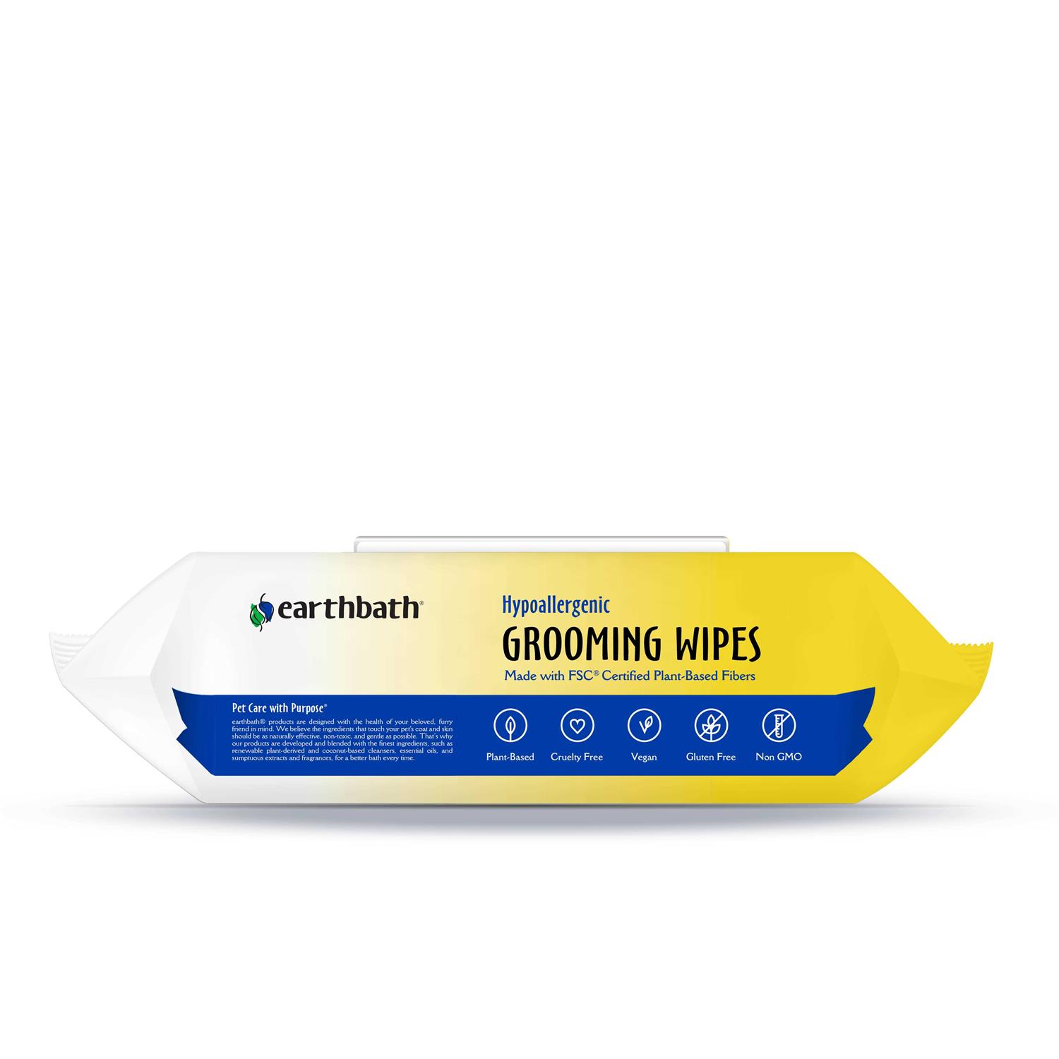 Earthbath Grooming Wipes Hypo Allergenic
