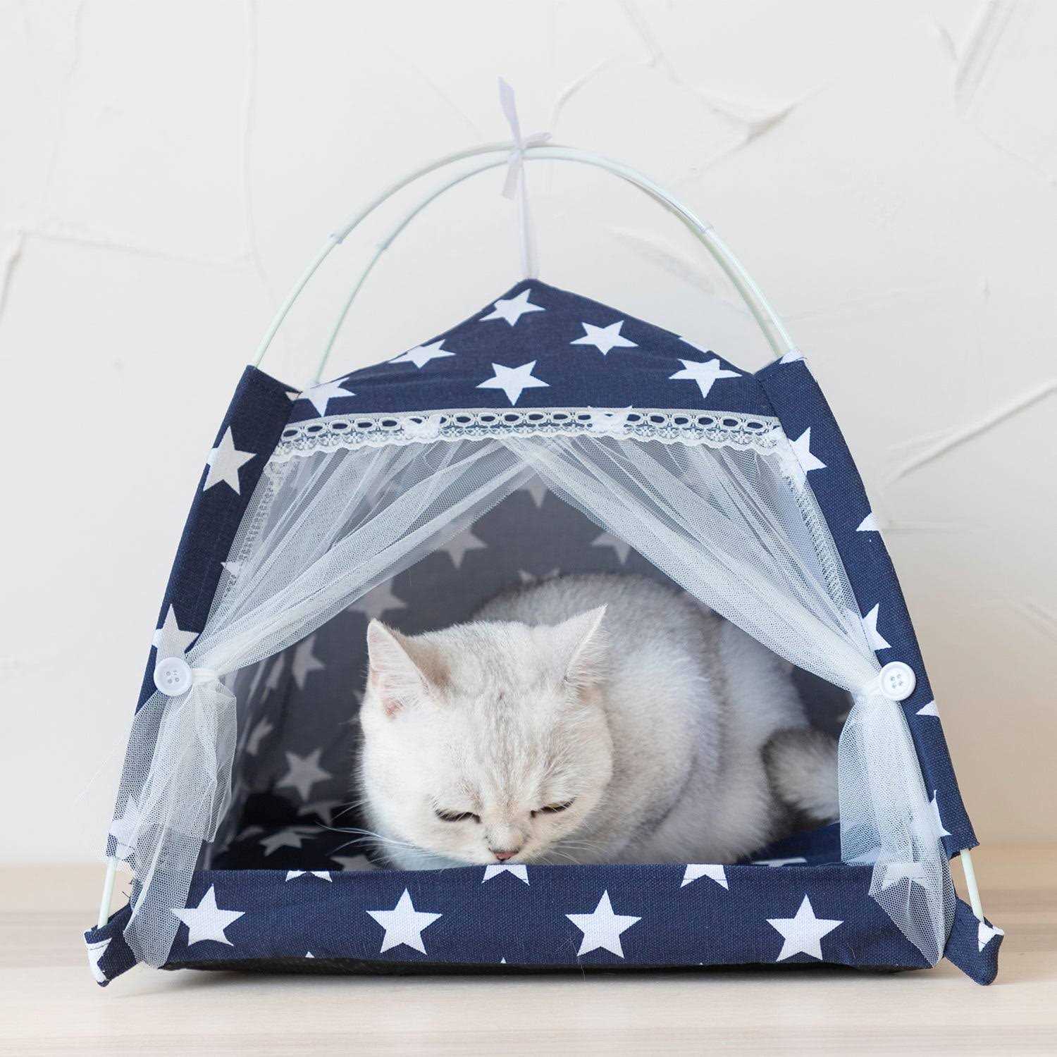 Lovely Caves Stars Dog & Cat Tent