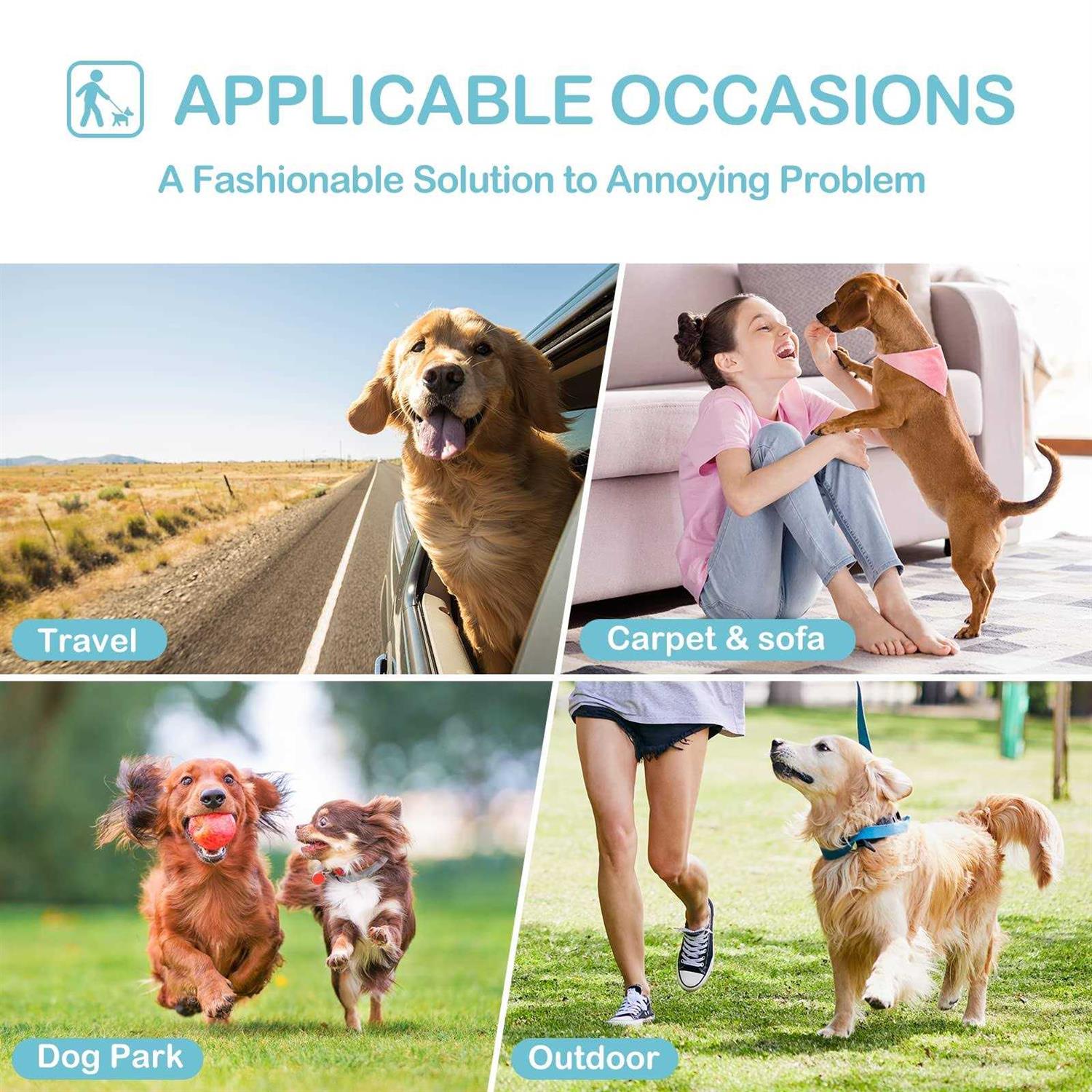 Avont 3 Pack Washable Female Dog Diapers Premium Reusable Highly Absorbent Doggie Diapers Wraps Durable Dog Diaper Cover