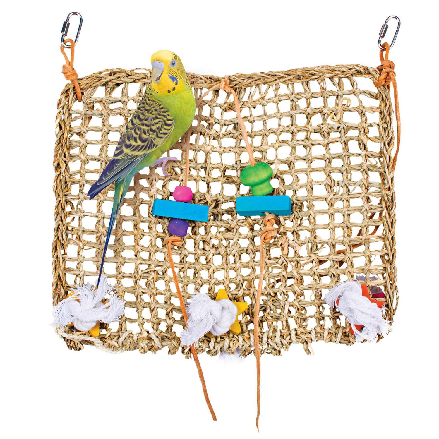 Penn Plax Bird Life Natural Weave Bird Cage Climbing Exerciser