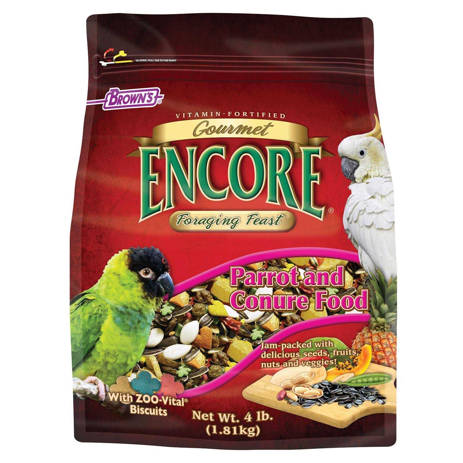 Encore Gourmet Foraging Feast Parrot Food