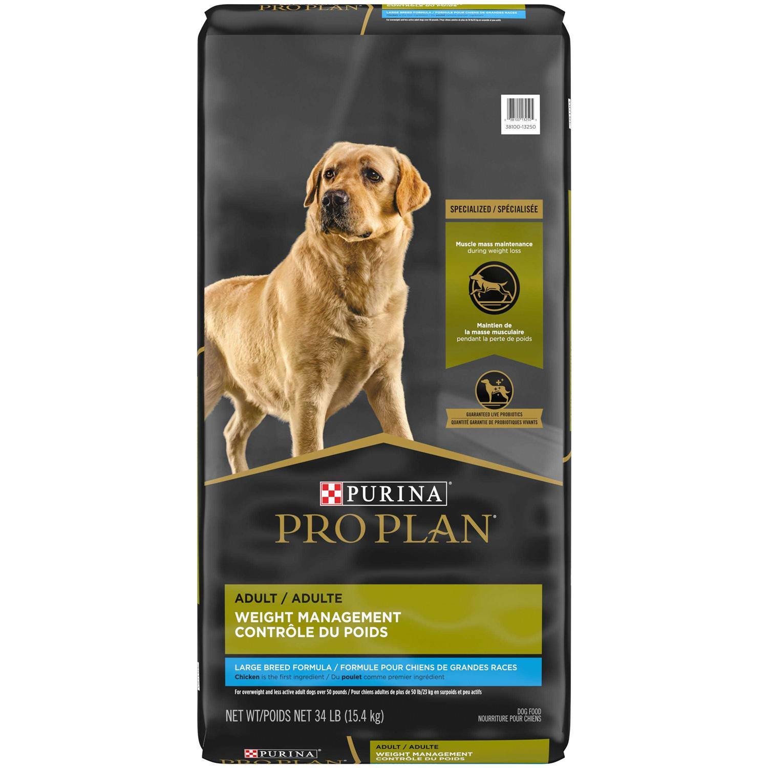 Purina Pro Plan Adult Large Breed Weight Management Formula Dry Dog Food