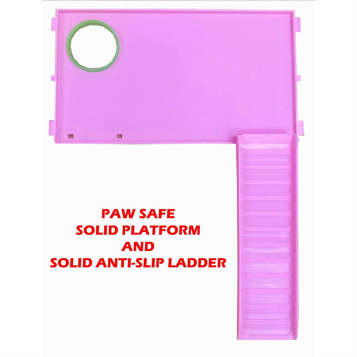 Mcage Pink Large 5-Levels Twin Tower Hamster Mouse Habitat Home House Critter Cage For Rodent Gerbil Mice Rat Wire Animal Cage With Long Crossover Tube