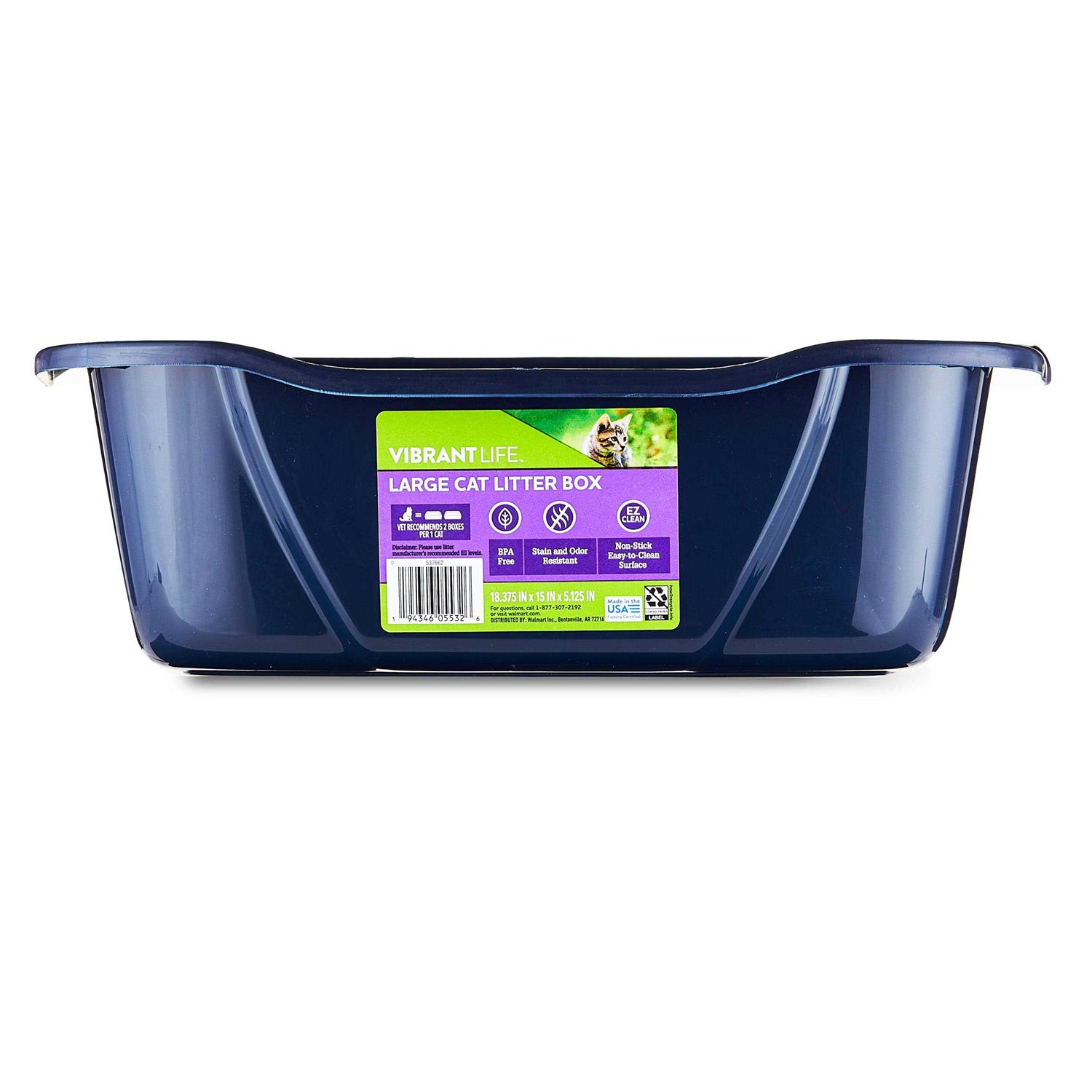 Vibrant Life Large Cat Litter Box