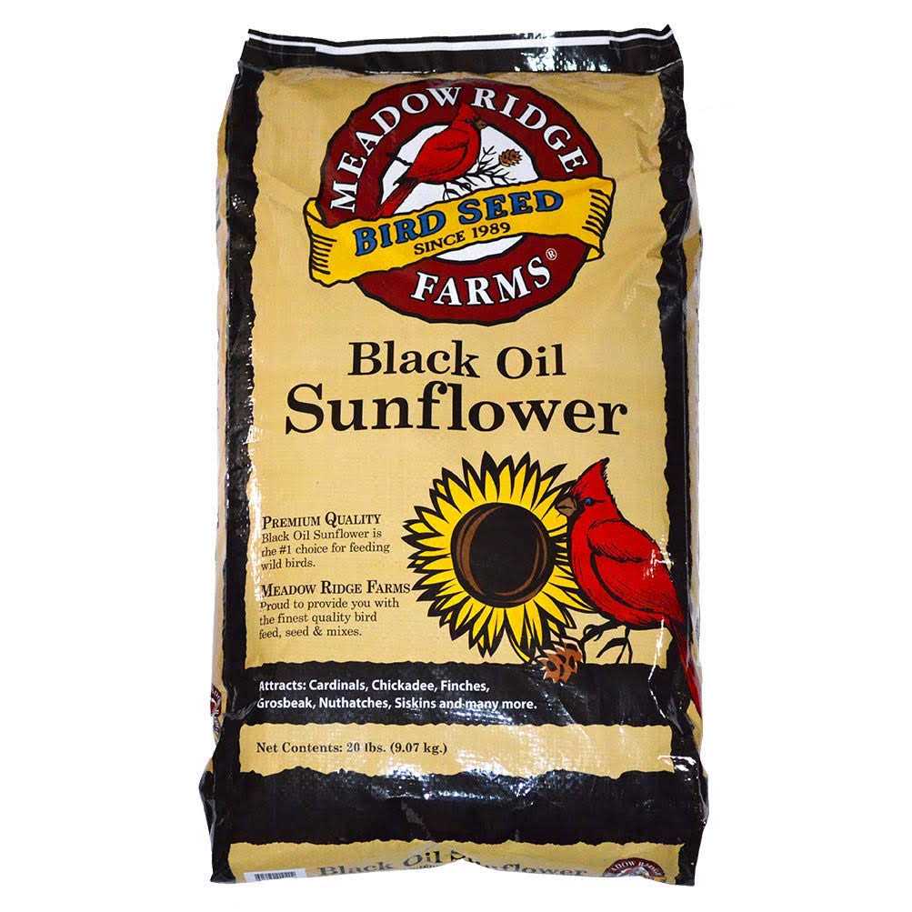 Meadow Ridge Farms 20-Lb. Black Oil Sunflower Bird Seeds