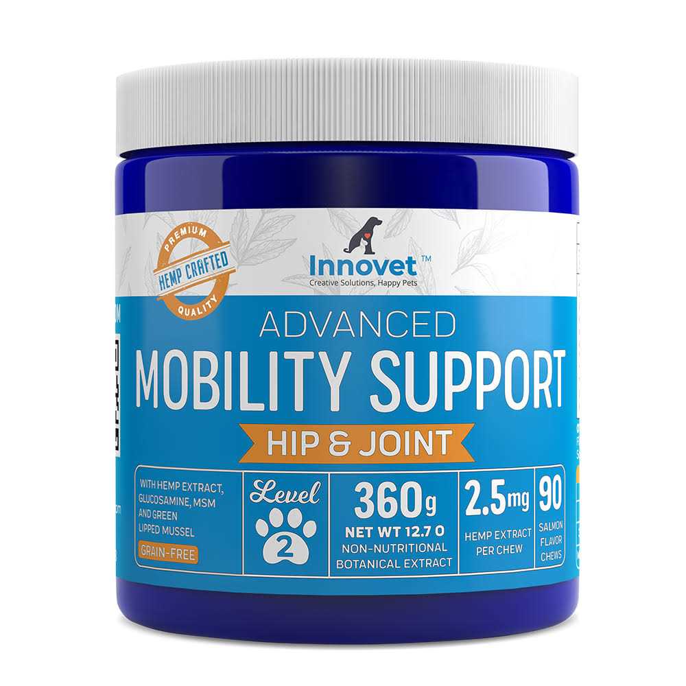 Advanced Mobility Chews Hemp Hip & Joint Supplement For Dogs by Innovet Pet