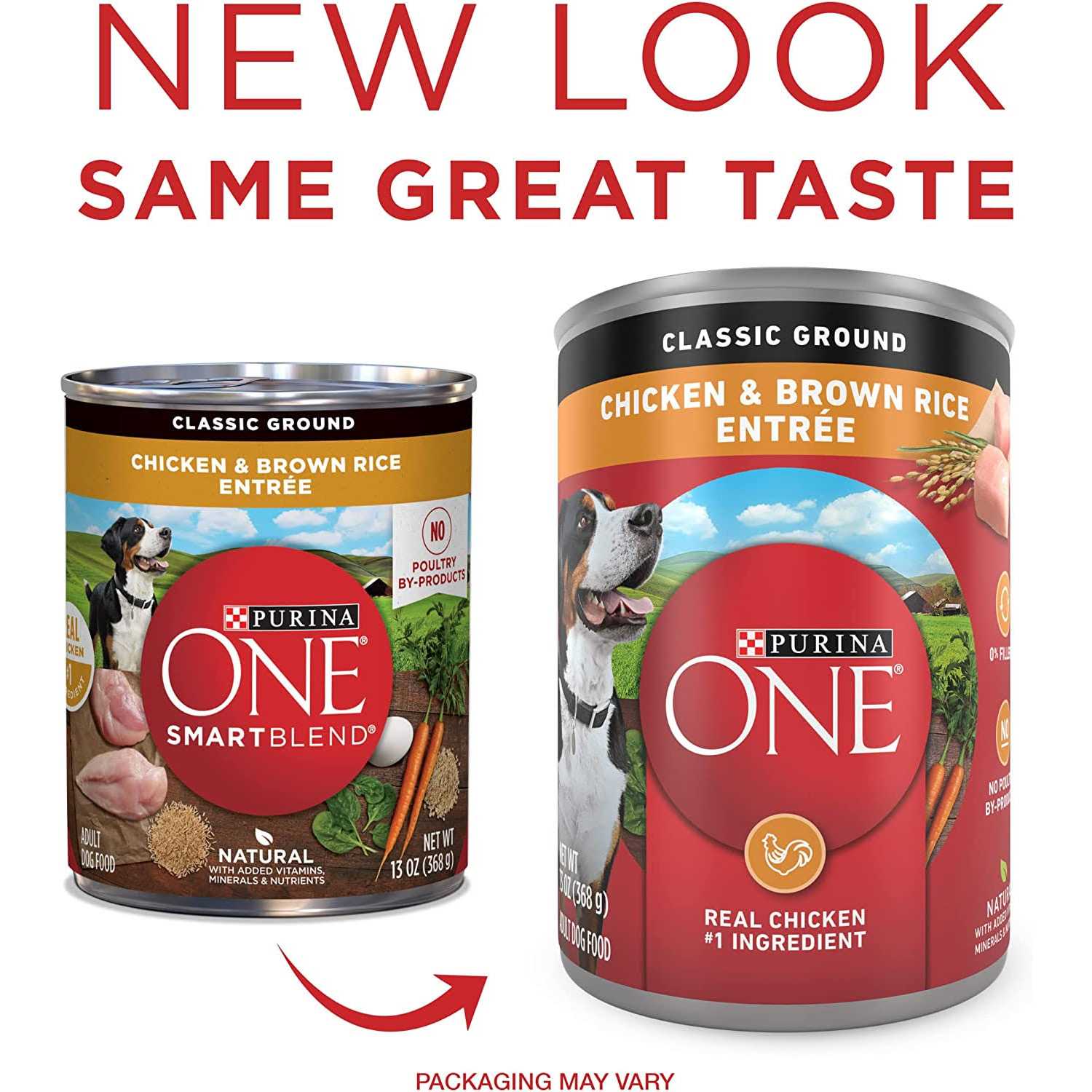 Purina ONE Classic Ground Chicken & Brown Rice Adult Wet Dog Food