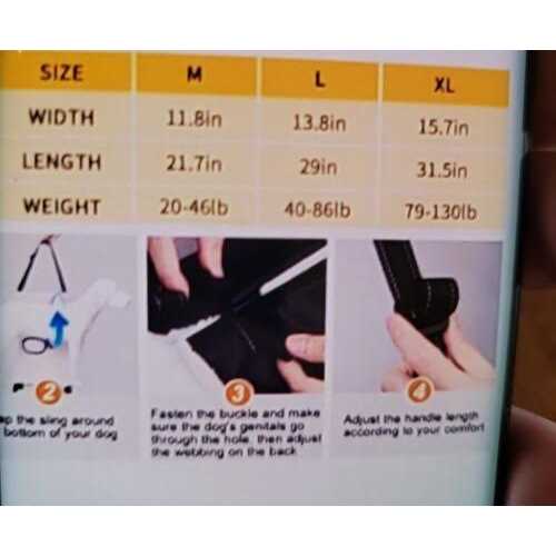 PICK FOR LIFE lbs Dog Lift Harness Adjustable Dog Sling for Large Dogs Lift Support and Rehab Harness for Weak Rear Legs