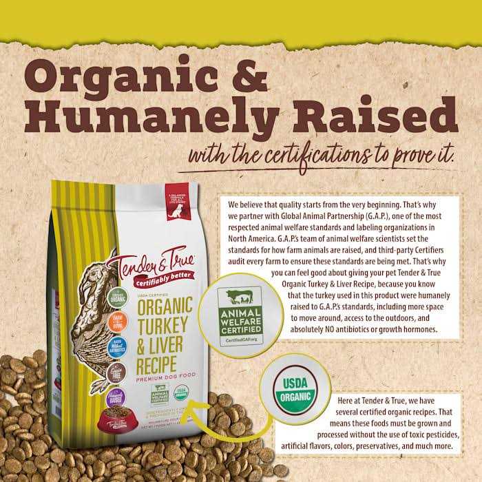 Tender & True Organic Turkey & Liver Recipe Dog Food