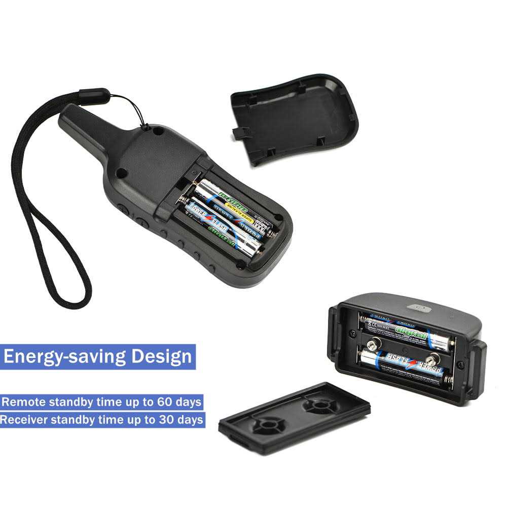 Patpet P301 1000ft Remote Dog Bark Control & Training Shock Collar