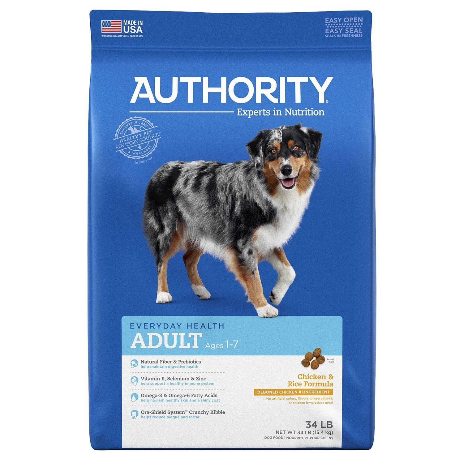 Authority Chicken Rice Formula Adult Dry Dog Food