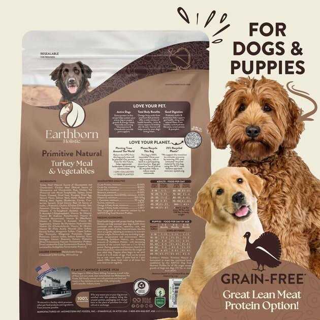 Earthborn Holistic Primitive Natural Grain Free Dry Dog Food