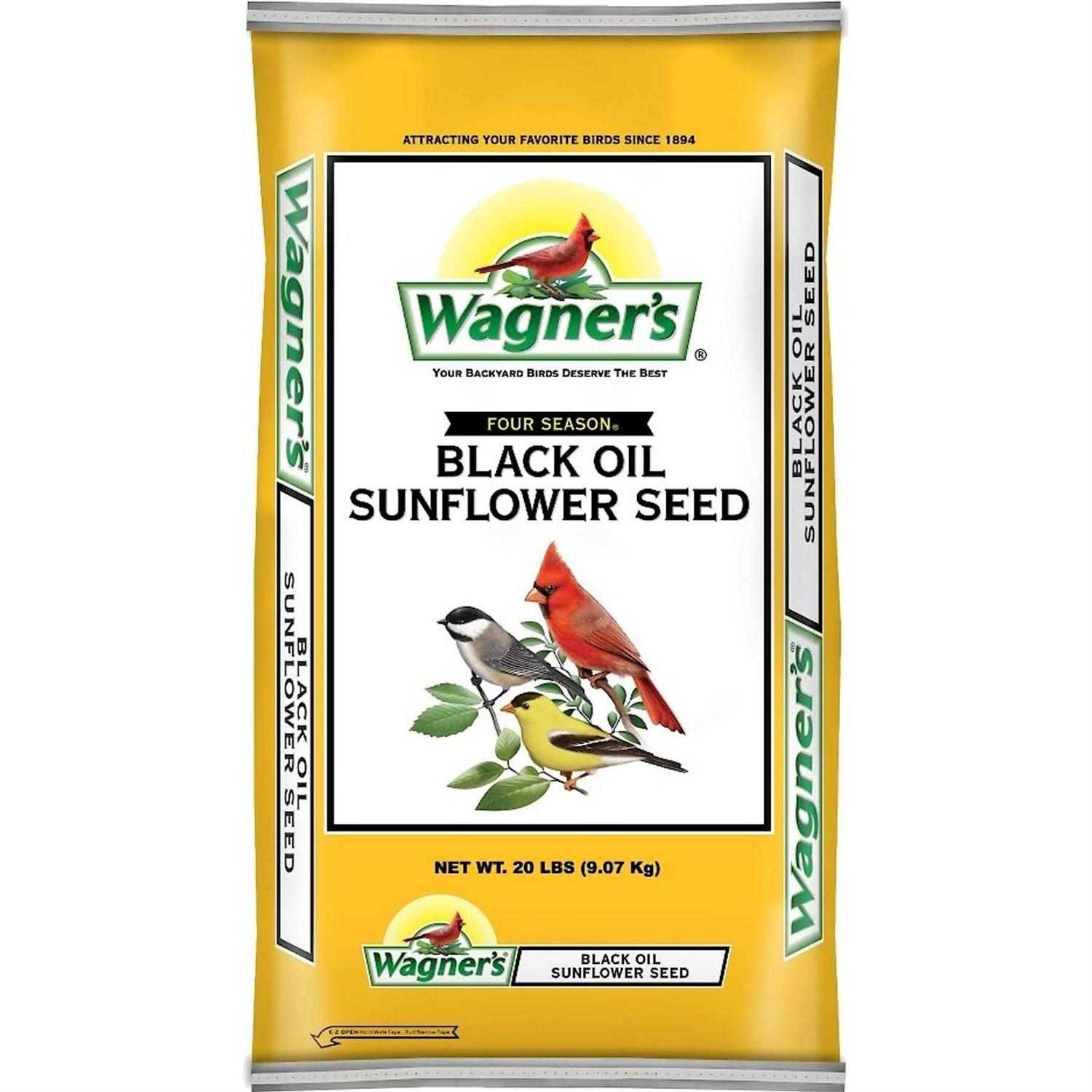 Wagner’s 76029 Black Oil Sunflower Seed