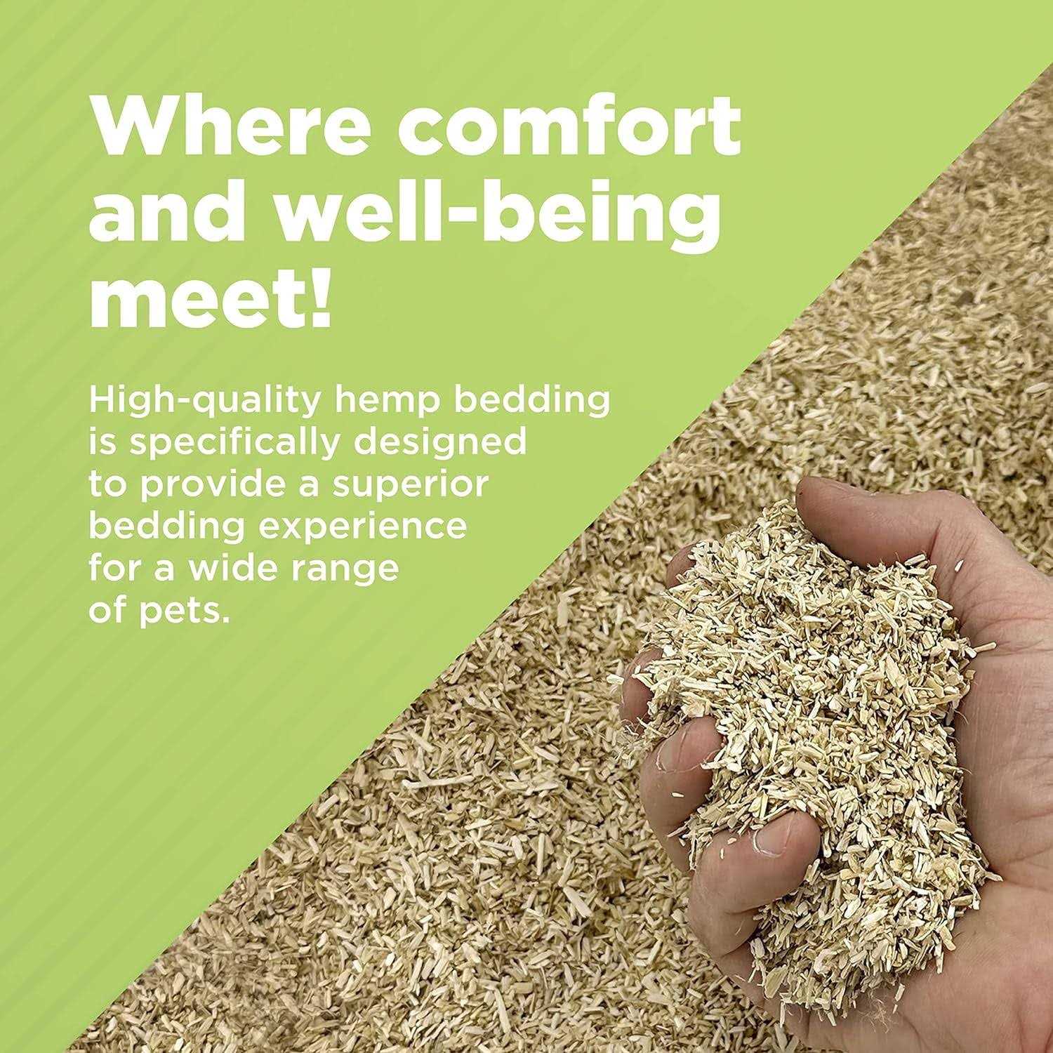Bean Products Hemp Animal Bedding Super Absorbent Dust Free for Your Pet