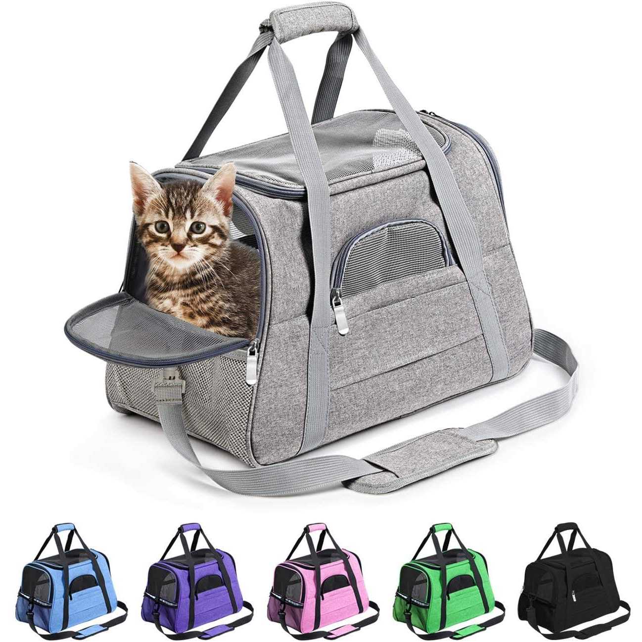 Prodigen Pet Carrier Airline Approved Pet Carrier Dog Carriers for Small Dogs
