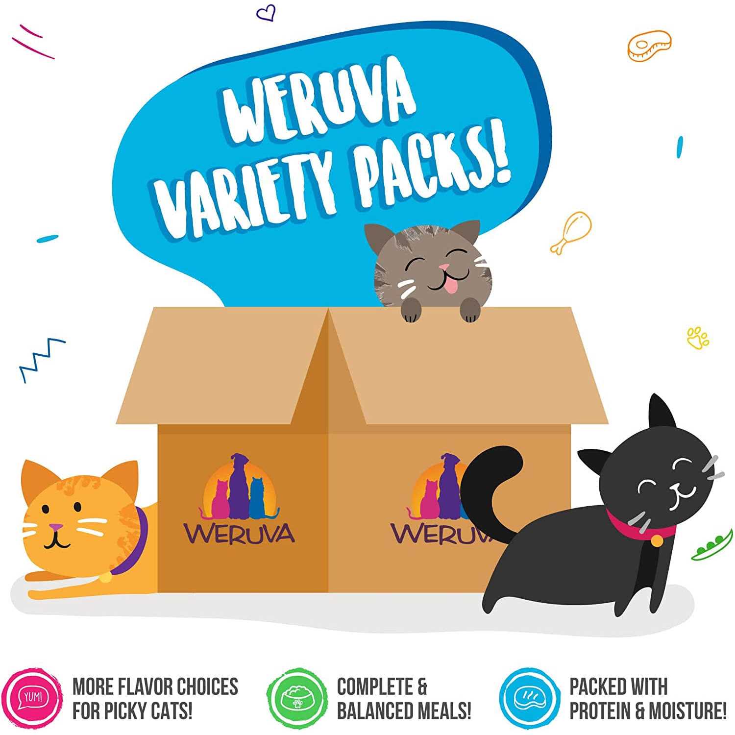 Weruva Suppertime Sweepstakes Pate Variety Pack Canned Cat Food