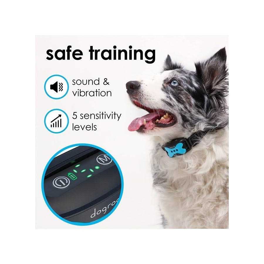 DogRook Rechargeable Dog Bark Collar Humane No Shock Barking Collar