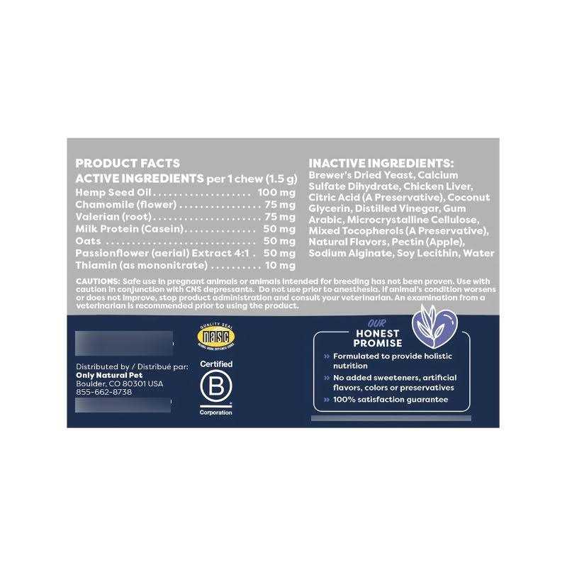 Only Natural Pet Hemp Calming Support