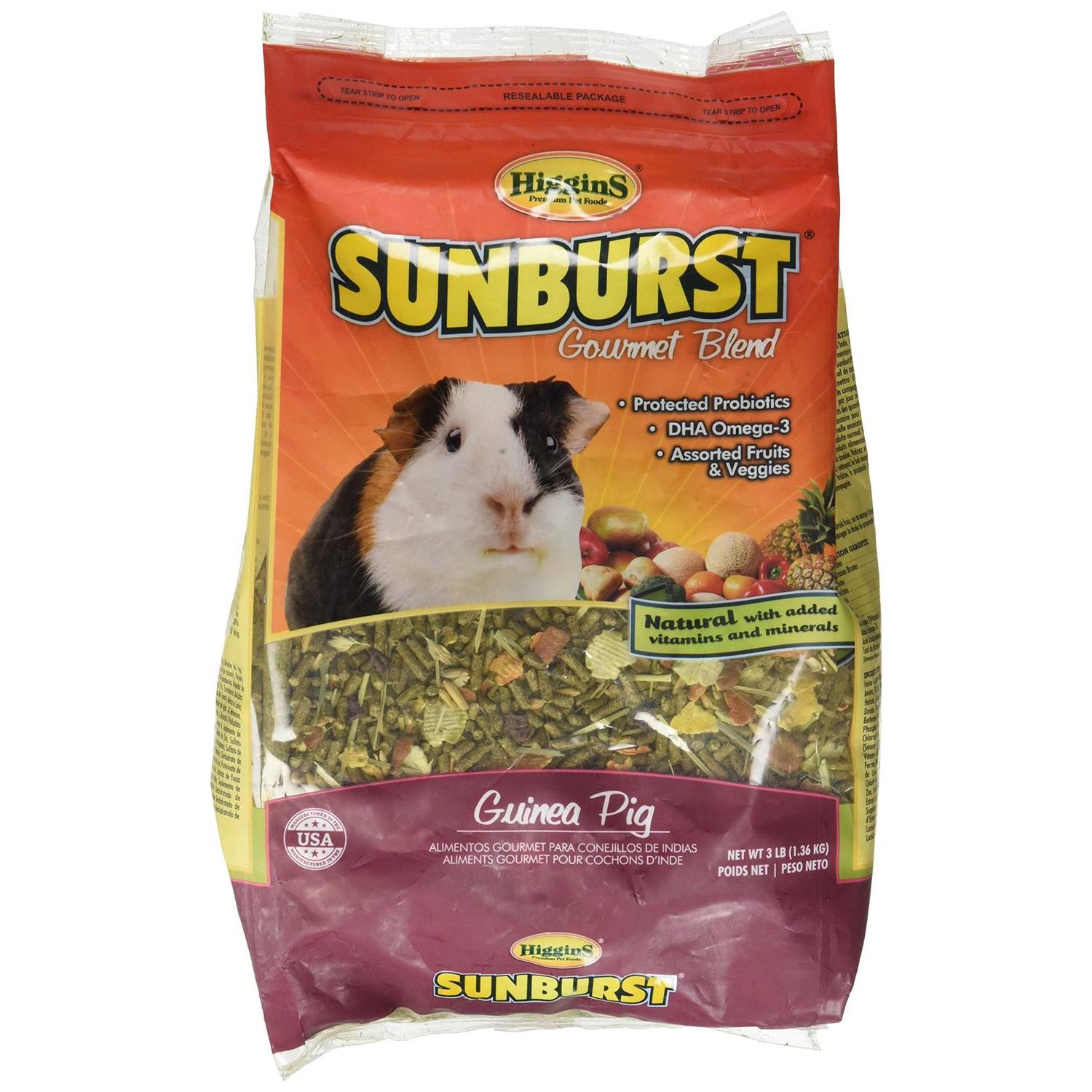 Higgins Sunburst Gourmet Guinea Pig Food