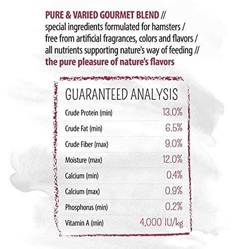 Witte Molen Pure Hamster Food Seed Mixture Mealworms Sunflower Seeds