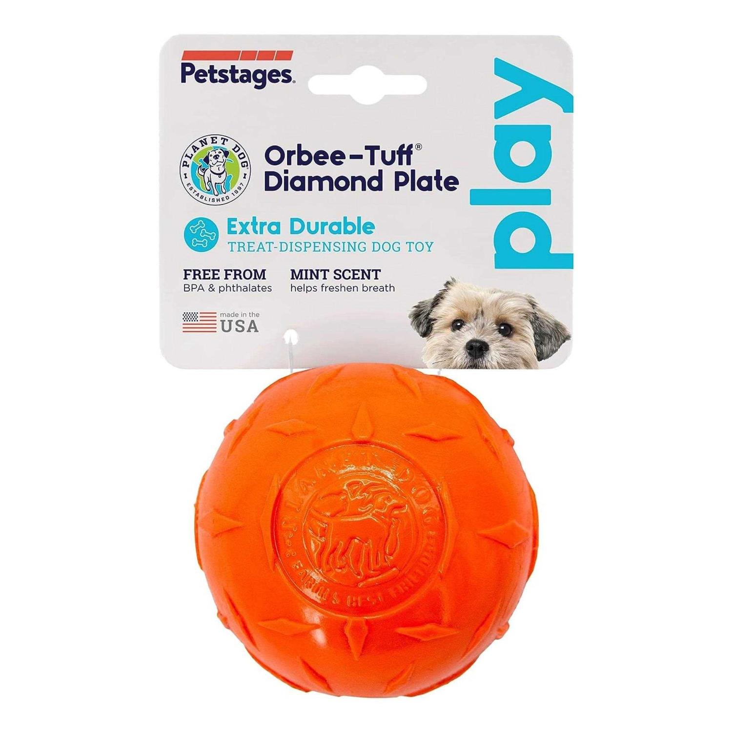 Planet Dog Orbee Tuff Diamond Plate Ball
