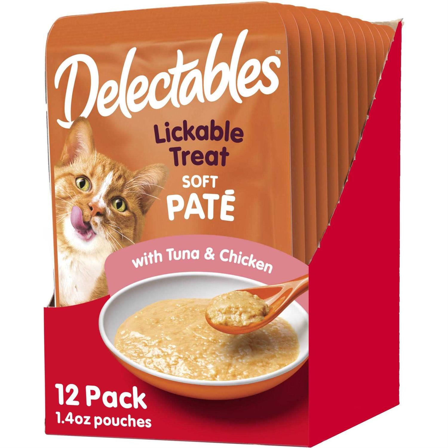 Hartz Soft Pate Lickable Treat for Cats Tuna and Chicken