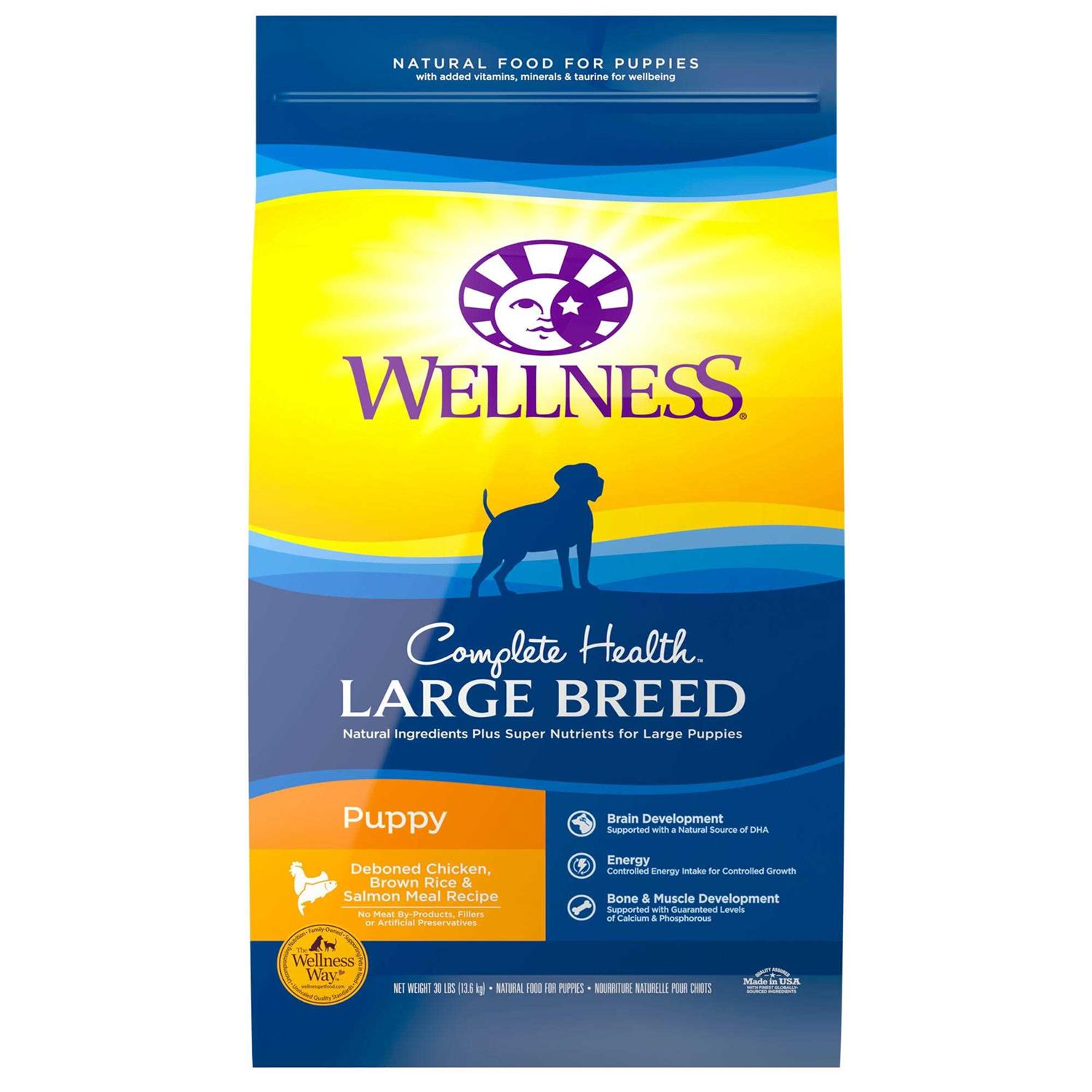 Wellness Complete Health Large Breed Puppy Dry Dog Food