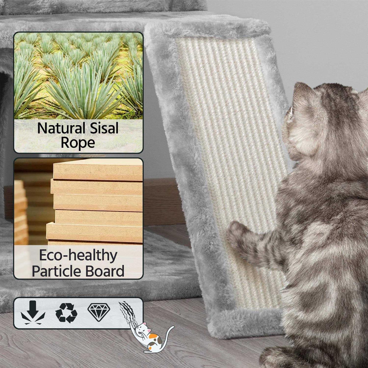 Topeakmart Cat Tree with 2 Condos
