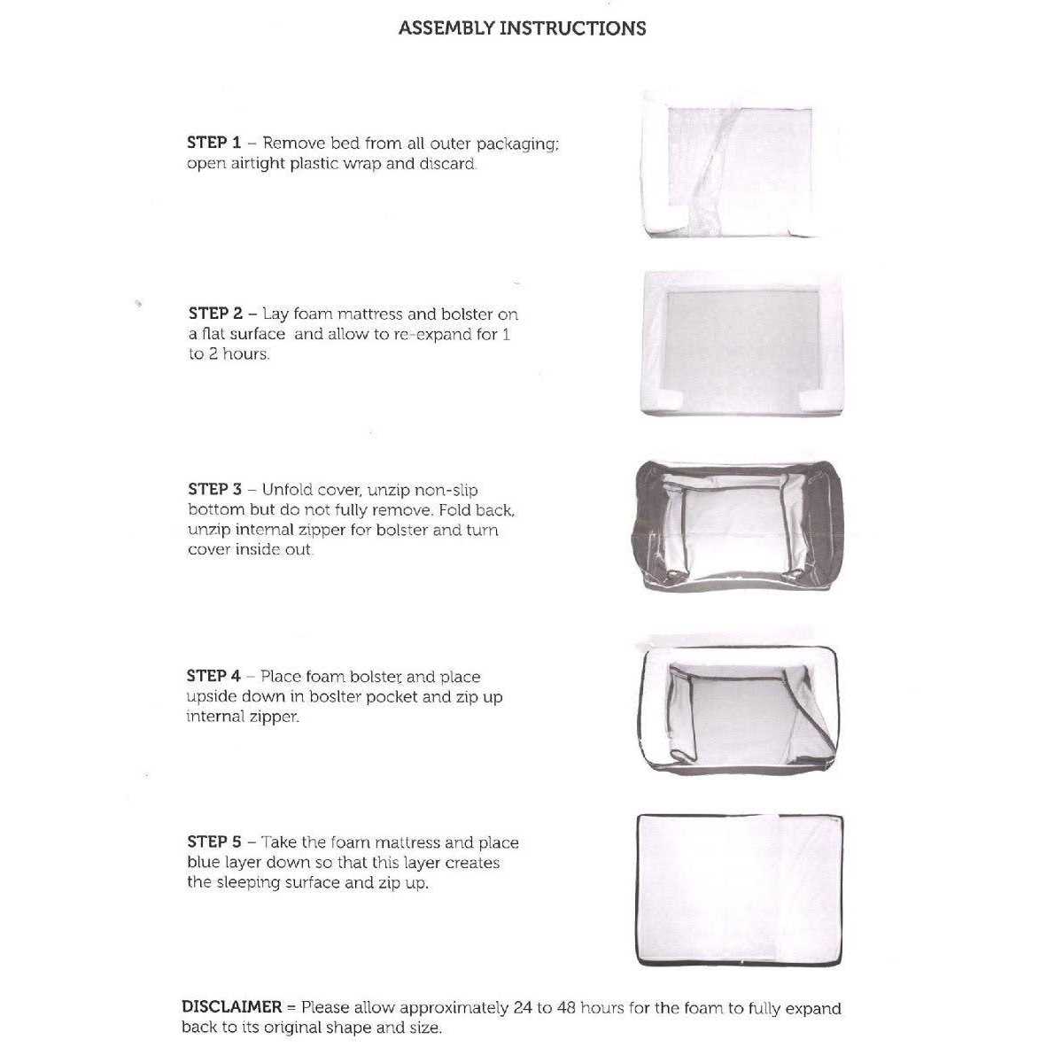 Sealy Lux Orthopedic Memory Foam Dog Bed