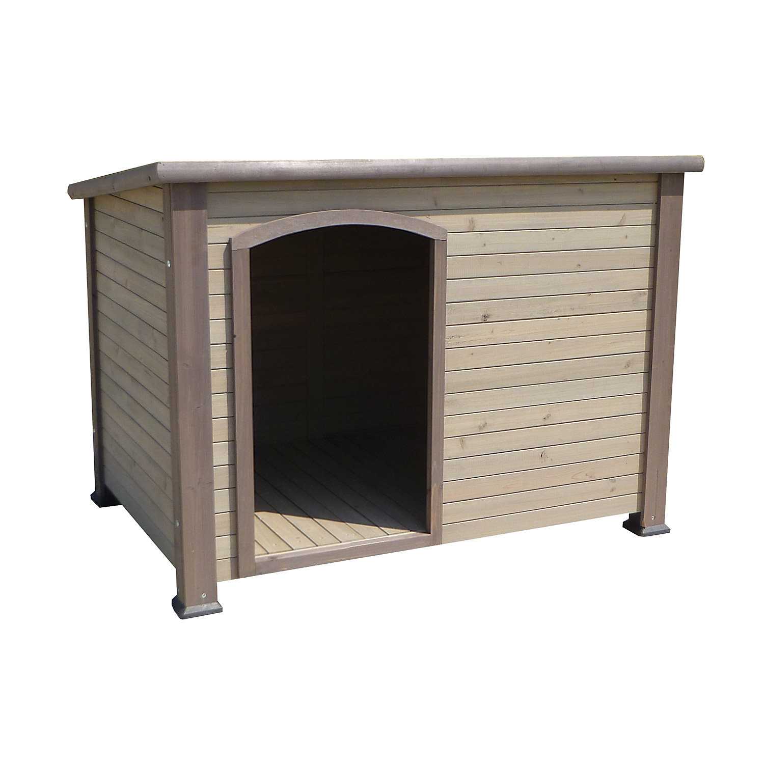 Precision Pet Extreme Outback Log Cabin Dog House, Large, 45.5 x 33 x 32.8