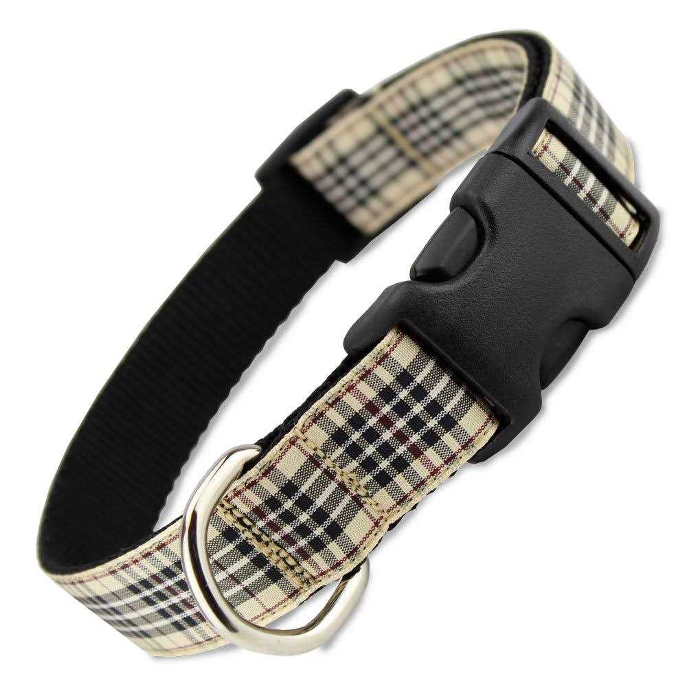 The Artful Canine Plaid Dog Collar