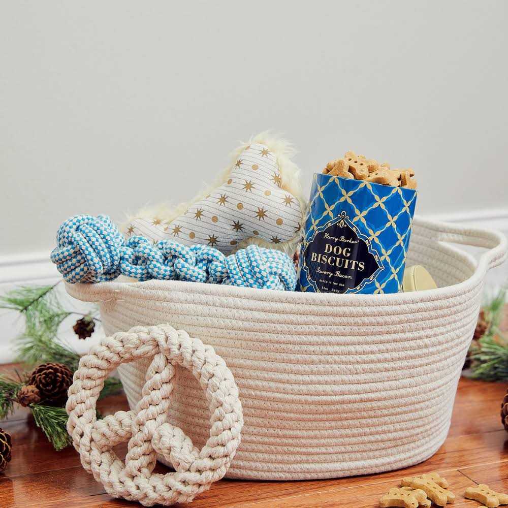 Harry Barker Cotton Rope Dog Toy Storage