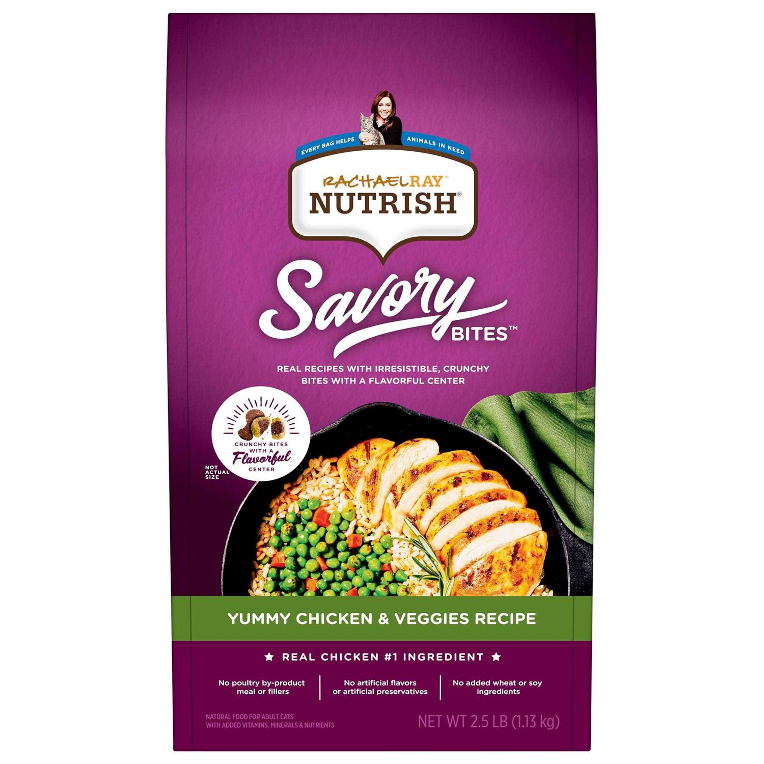 Rachael Ray Nutrish Savory Bites Dry Cat Food